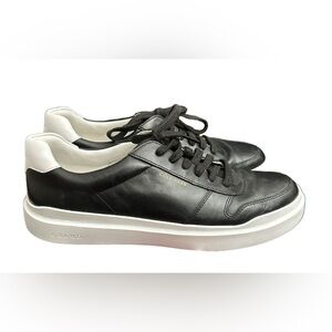 Cole Haan Grand Pro Rally Court W17982 Women’s Black Sneaker Leather Shoes